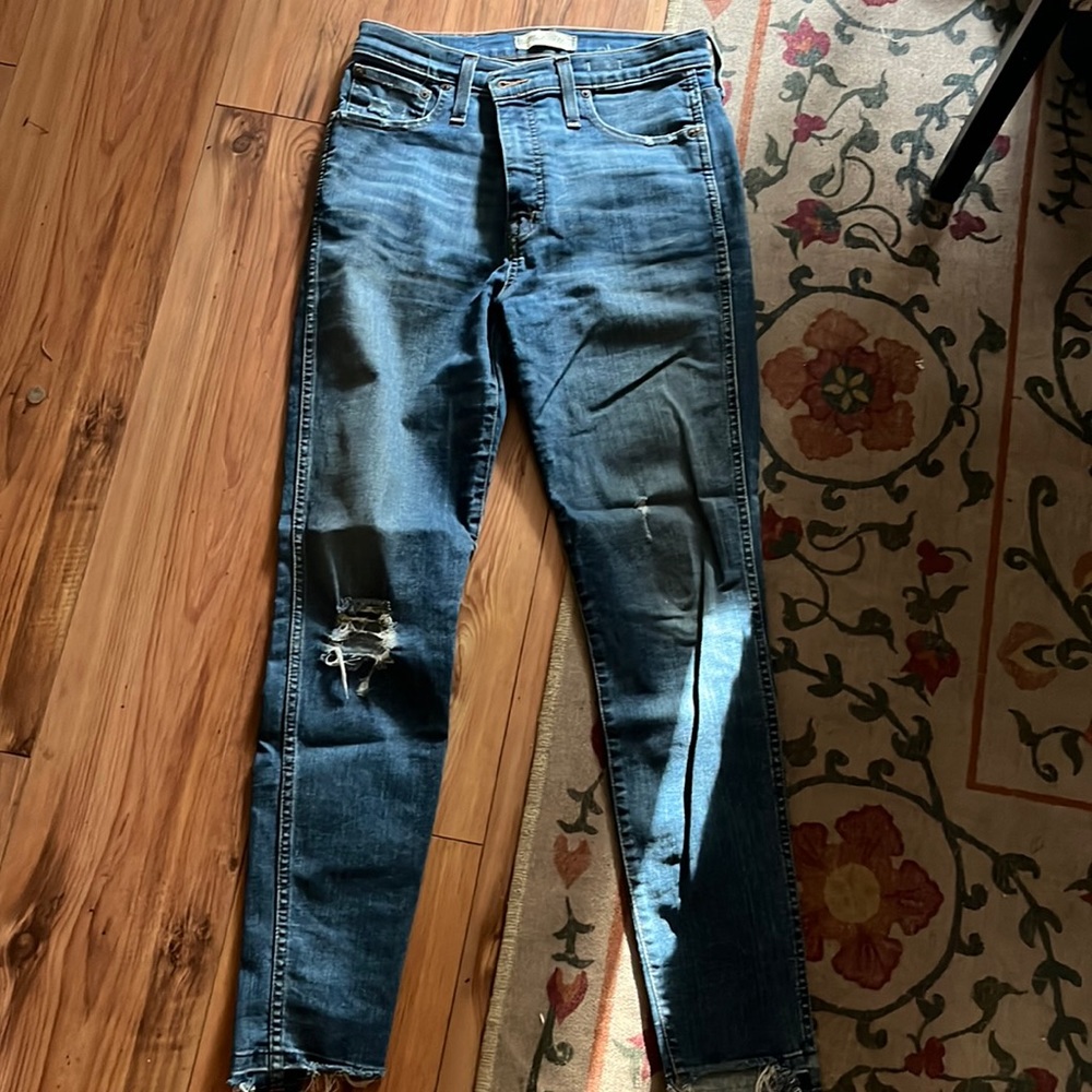 Madewell jeans, skinny, size 27